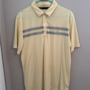 Travis Mathew Men's Yellow Polo Shirt